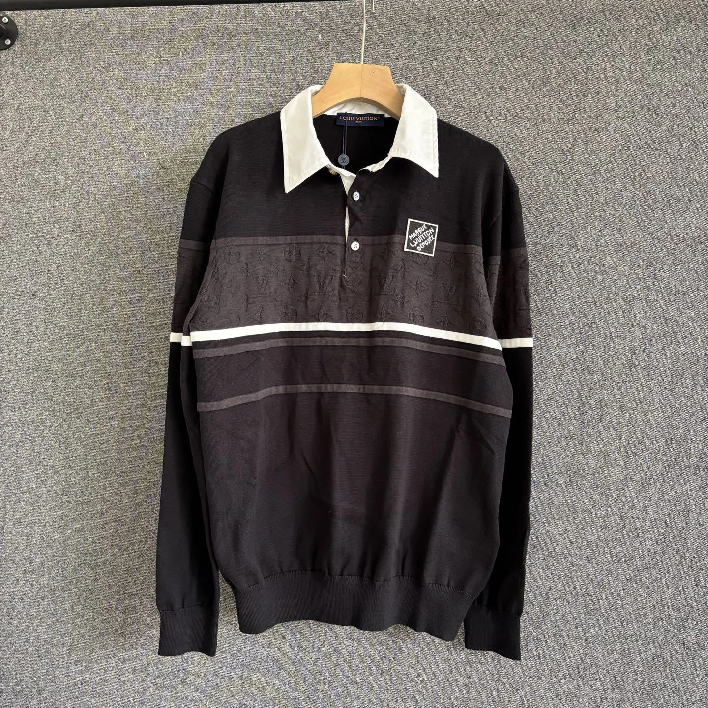 & wg.luxury- 8V polo embroidery oversize item:E-F431E2507